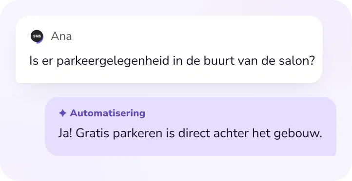 Klantvraag beantwoord door een automatisering