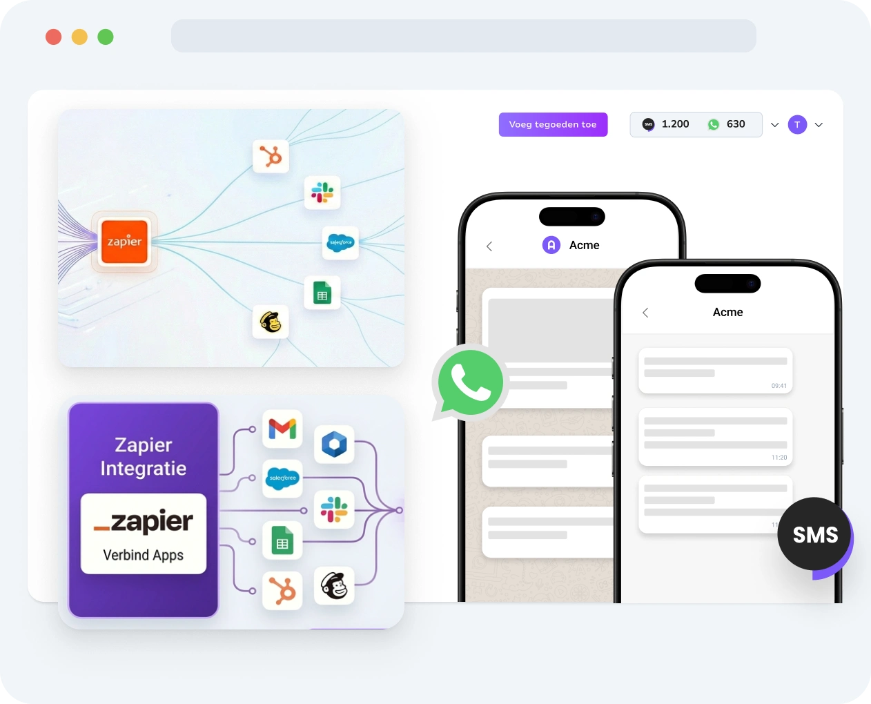 Screenshot van de Zapier QR-code generatie workflow met aanpasbare acties en prestatie-inzichten.